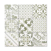 Artiste Verde Mix - Green Patterned Floor Tiles for Kitchens, Bathrooms & Fireplaces -15 x 15 cm