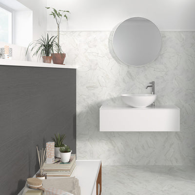 Atrium White Hex Hexagon Tile