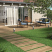 Avenue Oak 40 x 120 cm - Wood Effect Outdoor Porcelain Paving Tiles for Patios & Gardens - 20mm