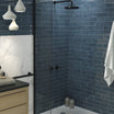 Brooklyn Blue - Modern Wall Tiles for Kitchen Splashbacks & Bathrooms - 7.5 x 30 cm - Gloss Ceramic