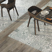 Casablanca Black - Moroccan Pattern Wall & Floor Tiles for Kitchens & Bathrooms - 16.5 x 16.5 cm - Matt Porcelain