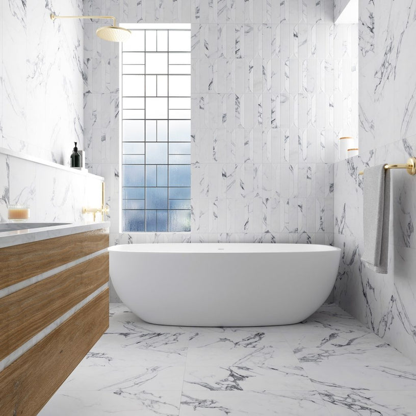 Celine White Tile - Porcelain Superstore