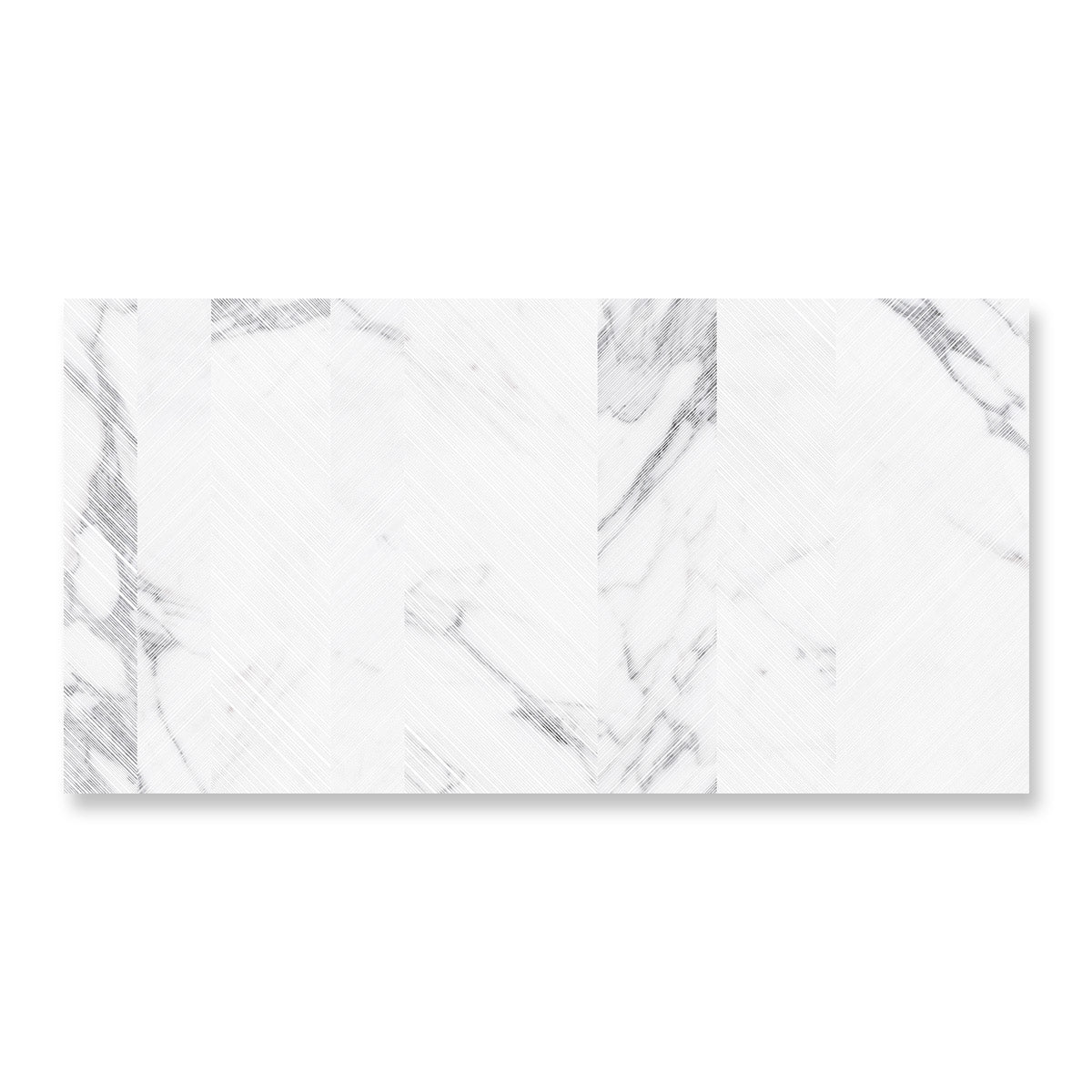 Celine White Decor - Carrara Marble Effect Bathroom Floor & Wall Tiles  - 32 x 62.5 cm, Porcelain