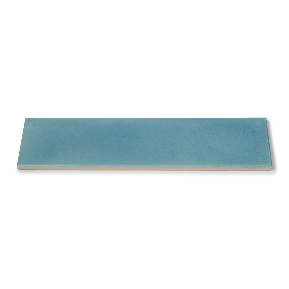 Opal Sky - Modern Gloss Blue Walll Tiles for Kitchen Splashbacks & Bathrooms - 7.5 x 30 cm - Ceramic