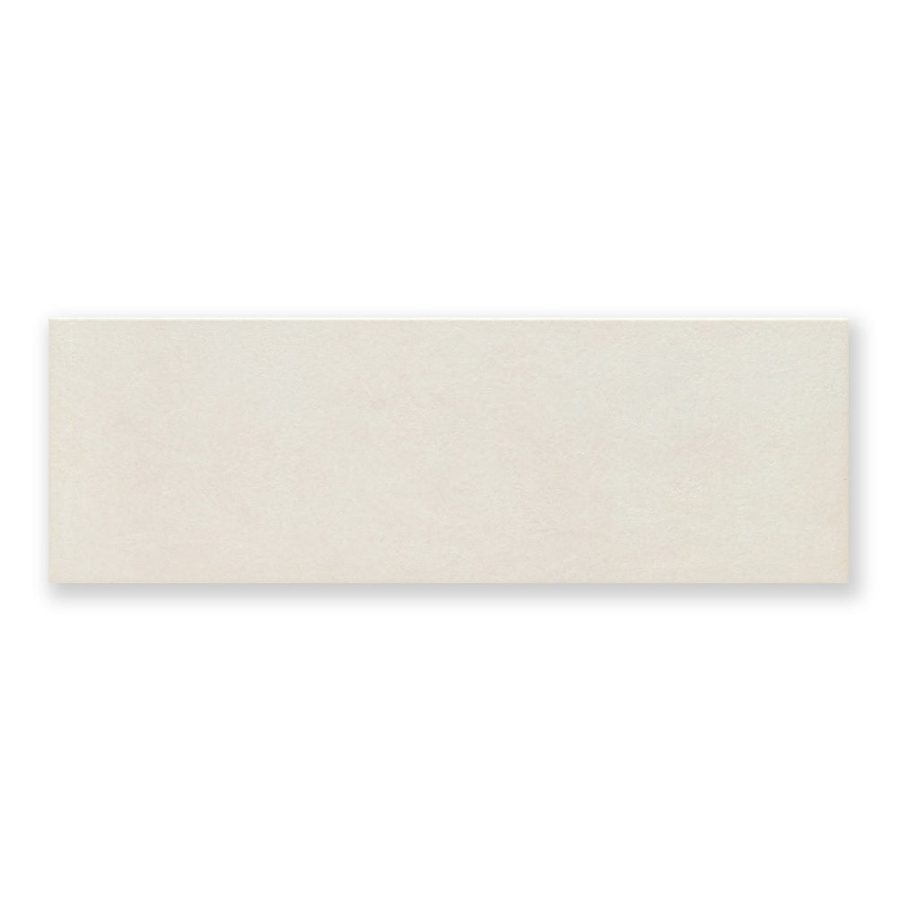 Berlin Ivory - Large Modern Bathroom Wall Tiles  - 25 x 76 cm - Matt Ceramic