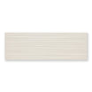 Berlin Ivory Decor - Modern Textured Bathroom Wall Tiles  - 25 x 76 cm - Matt Ceramic