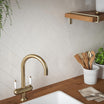 Countrywide Cream - Handmade Ceramic Wall Tiles for Kitchens & Bathrooms - 7.5 x 30 cm - Gloss Ceramic