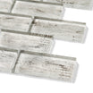 Grove Silver Oak - Grey Glass Mosaic Tiles for Bathroom Walls & Kitchen Splashbacks - 30 x 30 cm