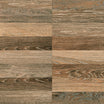 Herringbone Brown - Dark Oak Wood Effect Floor Tiles - 7 x 28 cm for Bathrooms, Kitchens & Hallways, Porcelain, Parquet Style