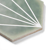 Palm Springs Green Hexagon Tile