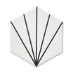 Palm Springs White Hexagon Tile