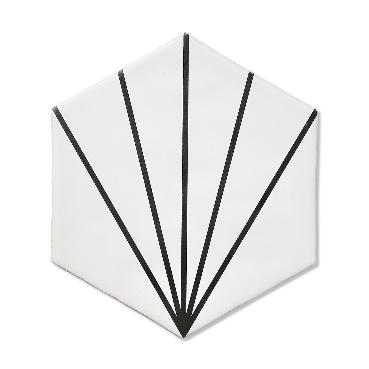 Palm Springs White Hexagon Tile