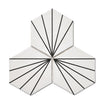 Palm Springs White Hexagon Tile