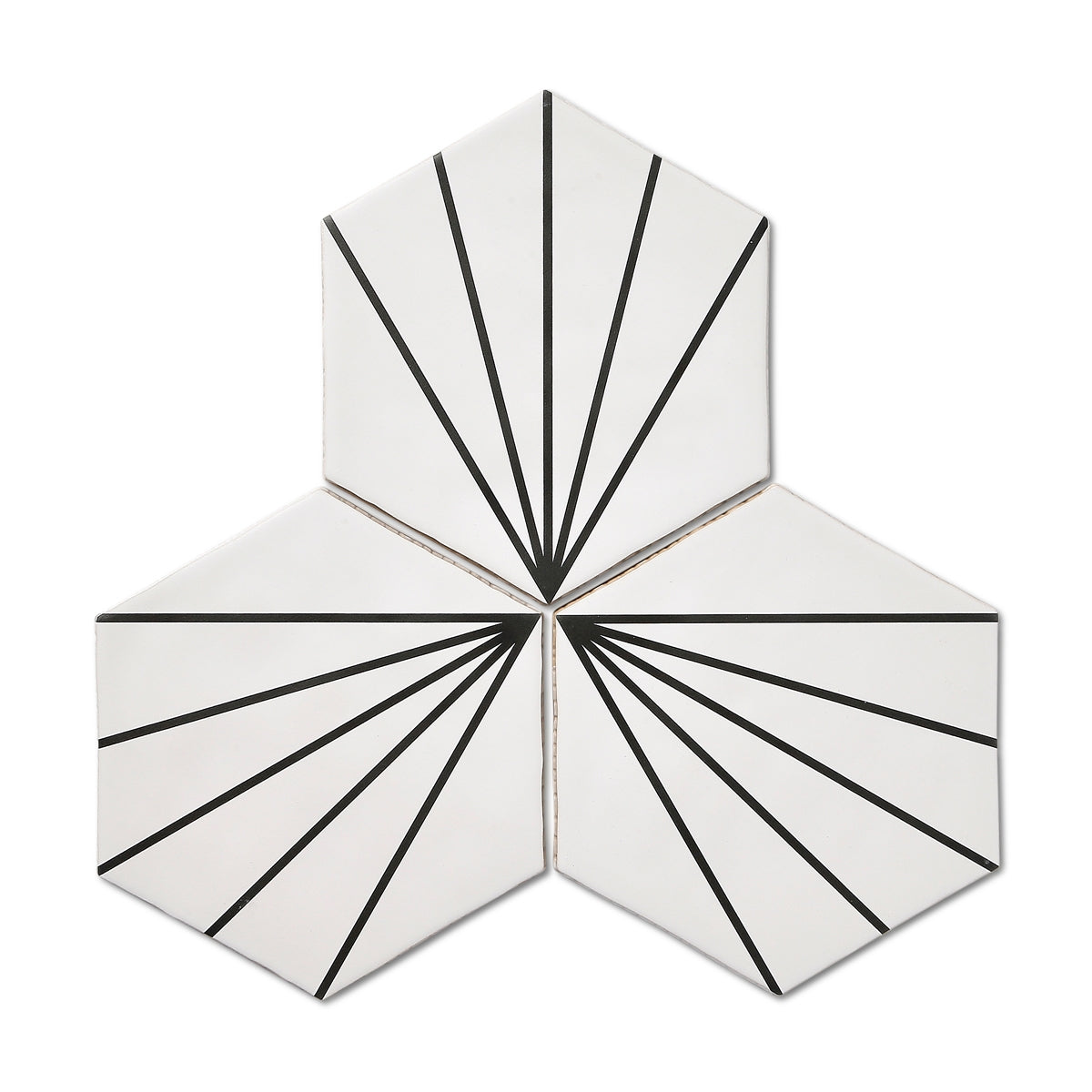 Palm Springs White Hexagon Tile