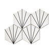 Palm Springs White Hexagon Tile