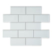 Metro White - Bevelled Gloss 10 x 20 cm Wall TIles for Bathrooms, Kitchens & Splashbacks, Ceramic