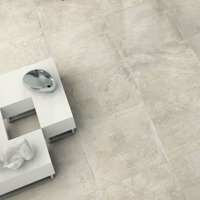 Horizon White Floor Tile