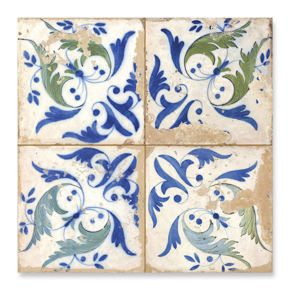 Lisbon Flora Patterned Tile – Porcelain Superstore