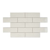 Bon Ton Cotton - Beige Modern Kitchen & Bathroom Wall Tiles - 10 x 30 cm - Gloss Ceramic