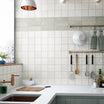 Atelier White - Zellige Square Wall Tiles for Bathrooms & Kitchen Splashbacks - Ceramic