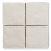 Atelier White - Zellige Square Wall Tiles for Bathrooms & Kitchen Splashbacks - Ceramic