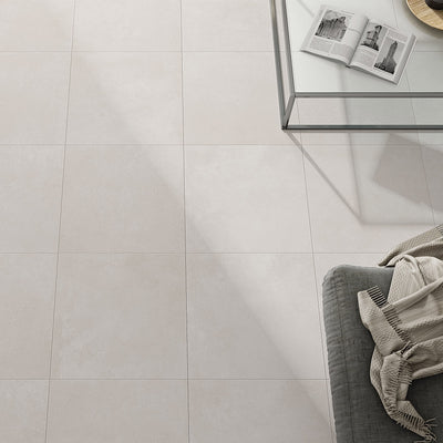 Nexus White Floor Tile