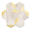 Onice Beige Mosaics - Luxury Gold Hexagon Tiles for Bathroom & Kitchen Feature Walls, Porcelain