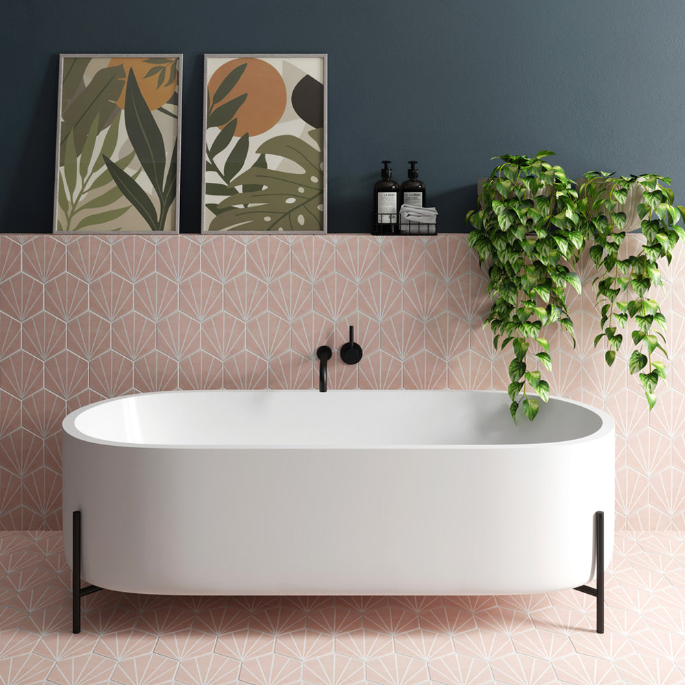 Palm Springs Pink Hexagon Tile