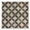 Cotto Astro - Geometric Encaustic Grey Tiles for Kitchens, Bathrooms & Hallways - 20 x 20 cm - Matt Porcelain