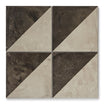 Cotto Trellis - Geometric Encaustic Grey Tiles for Kitchens, Bathrooms & Hallways - 20 x 20 cm - Matt Porcelain