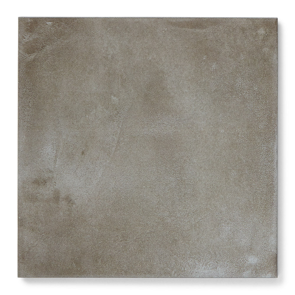 Cotto Mid Grey - Geometric Encaustic Grey Tiles for Kitchens, Bathrooms & Hallways - 20 x 20 cm - Matt Porcelain