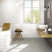 Dorset White - Modern Wall Tiles for Designer Kitchens & Bathrooms - 10 x 30 cm - Matt Ceramic