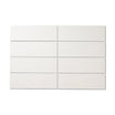 Dorset White - Modern Wall Tiles for Designer Kitchens & Bathrooms - 10 x 30 cm - Matt Ceramic