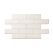 Dorset Ivory - Modern Beige Wall Tiles for Designer Kitchens & Bathrooms - 10 x 30 cm - Matt Ceramic