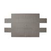 Dorset Mid Grey - Modern Wall Tiles for Designer Kitchens & Bathrooms - 10 x 30 cm - Matt Ceramic