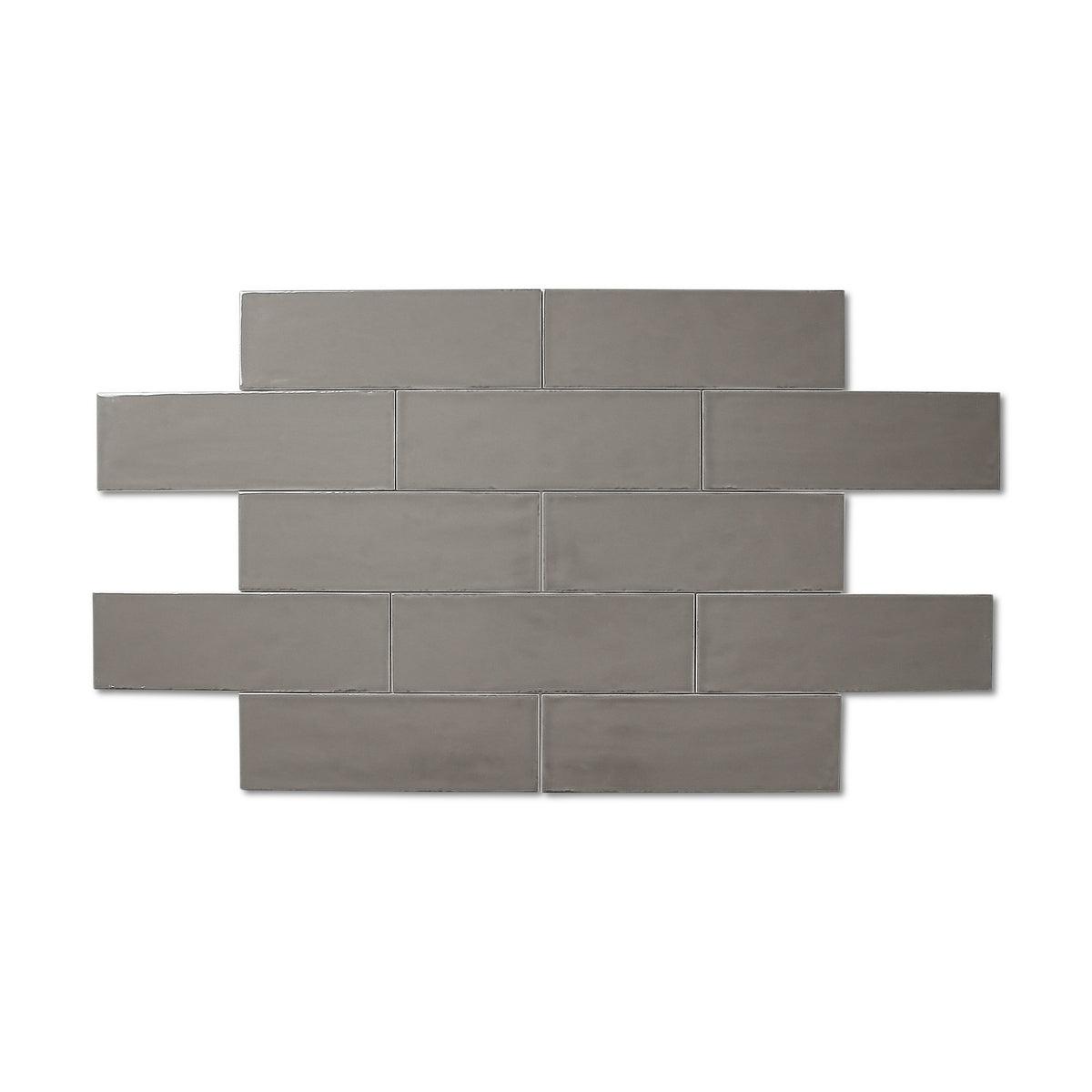 Dorset Mid Grey - Modern Wall Tiles for Designer Kitchens & Bathrooms - 10 x 30 cm - Matt Ceramic