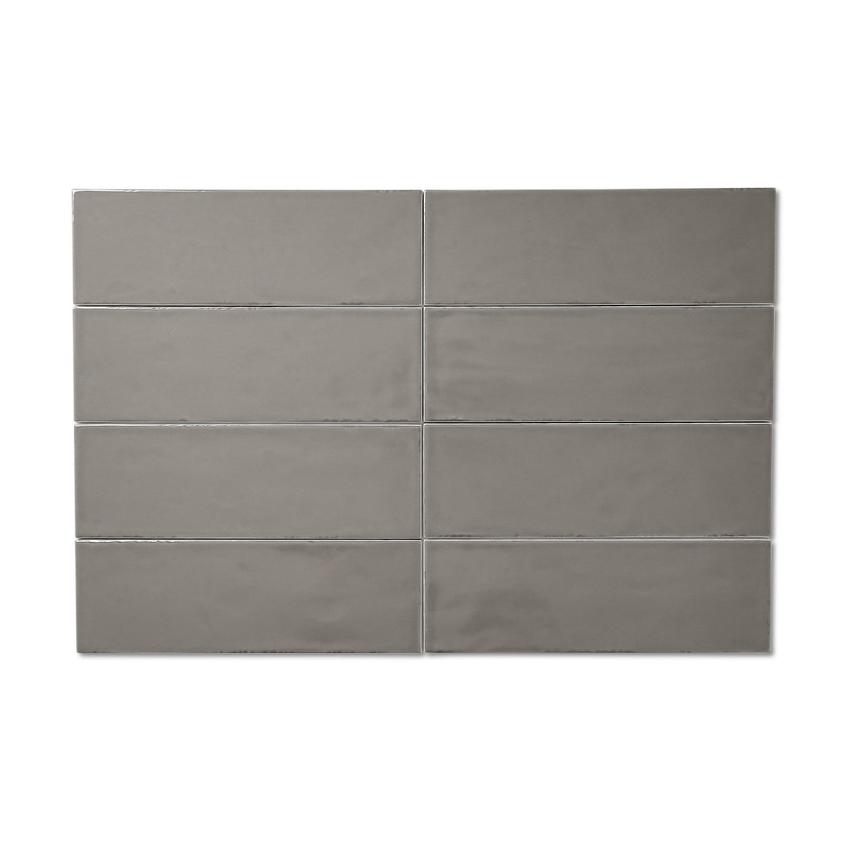 Dorset Mid Grey - Modern Wall Tiles for Designer Kitchens & Bathrooms - 10 x 30 cm - Matt Ceramic