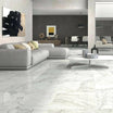 Sofia White - Polished White Marble Wall & Floor Tiles for Bathrooms & Kitchens - 60 x 60 cm, Porcelain