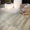 Terrace Grey 30 x 120 cm - Wood Effect Outdoor Porcelain Paving Tiles for Patios & Gardens - 20mm