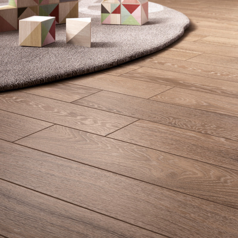 Woodwork Brown - Dark Oak Herringbone Wood Effect Floor Tiles - 10 x 70 cm for Bathrooms, Kitchens & Hallways, Porcelain