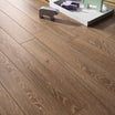 Woodwork Brown - Dark Oak Herringbone Wood Effect Floor Tiles - 10 x 70 cm for Bathrooms, Kitchens & Hallways, Porcelain