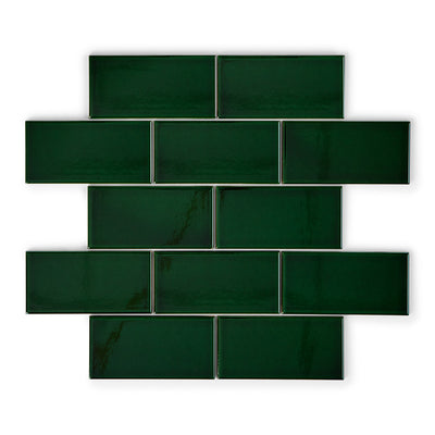 Albert's Racing Green Wall Tile