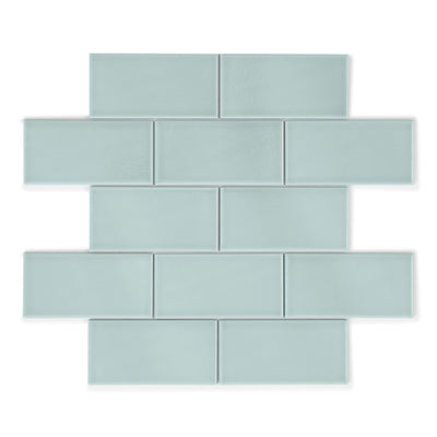 Arcade Crackle Duck Egg Wall Tile