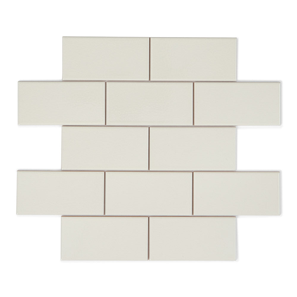 Arcade Crackle Cream - Victorian Wall Tiles for Kitchen Splashbacks & Bathrooms - 7.5 x 15 cm - Ceramic