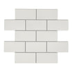 Arcade Crackle White - Victorian Wall Tiles for Kitchen Splashbacks & Bathrooms - 7.5 x 15 cm - Ceramic