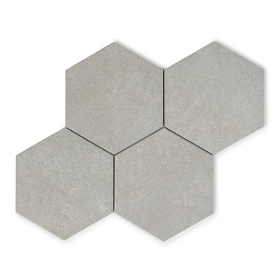 Transit Silver Hexagon Tile