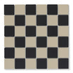 Victorian Black & White Mosaic Tiles for Garden Paths, Kitchens, Bathrooms & Hallways - 31.8 x 31.8 cm Sheet Checkered